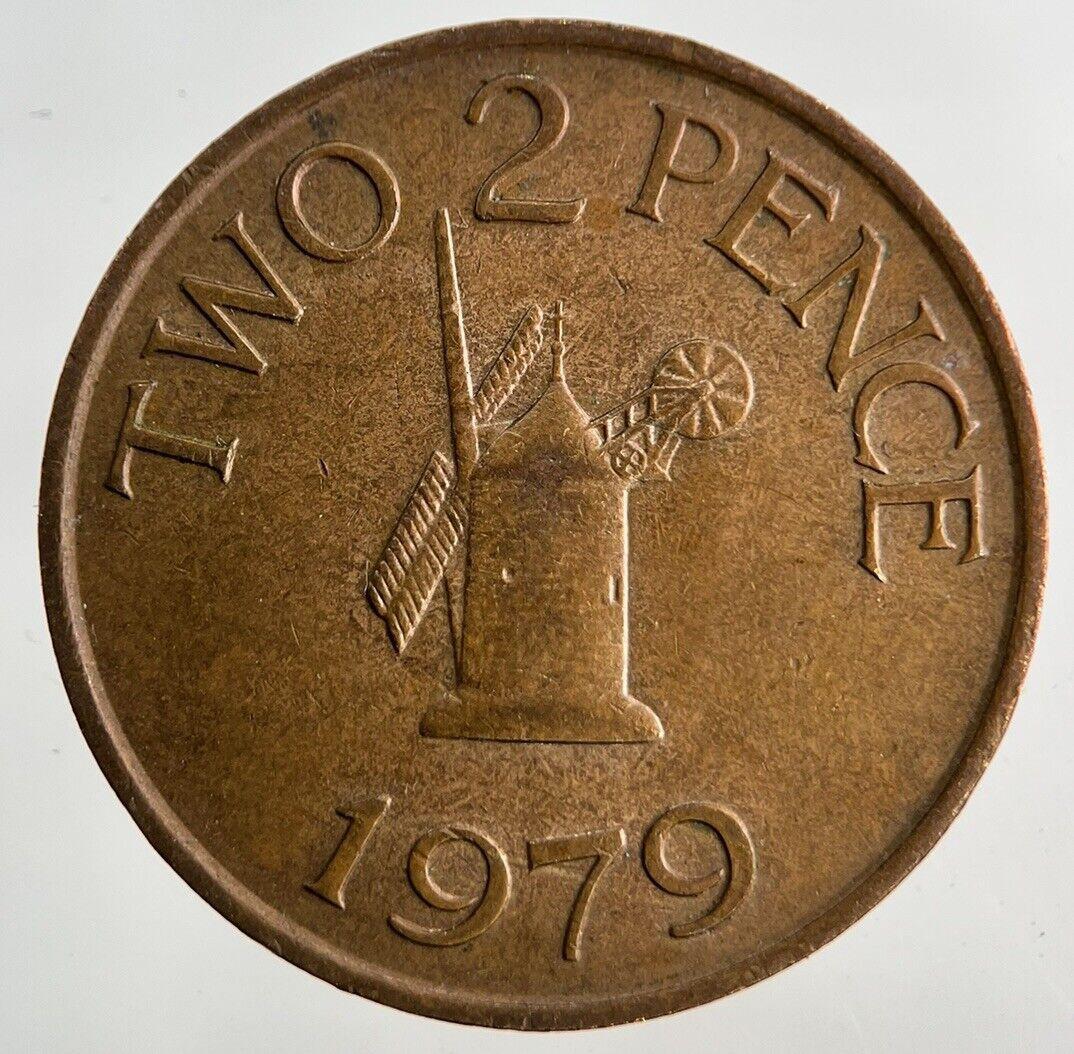 1979 Guernsey 2p Two-Pence Coin | Fine Collectable Grade