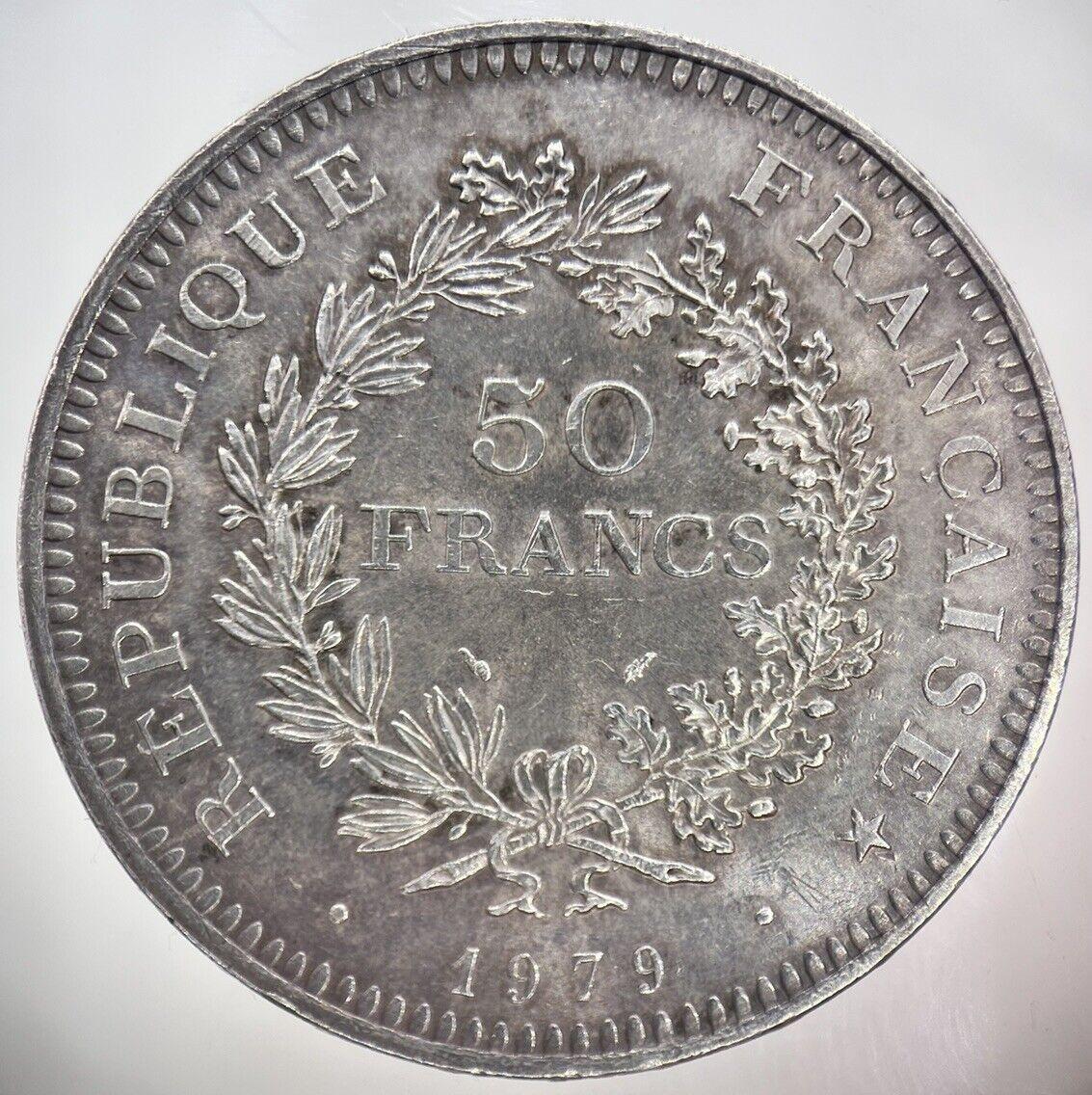 1979 France 50 Francs Silver Coin | Very High Grade
