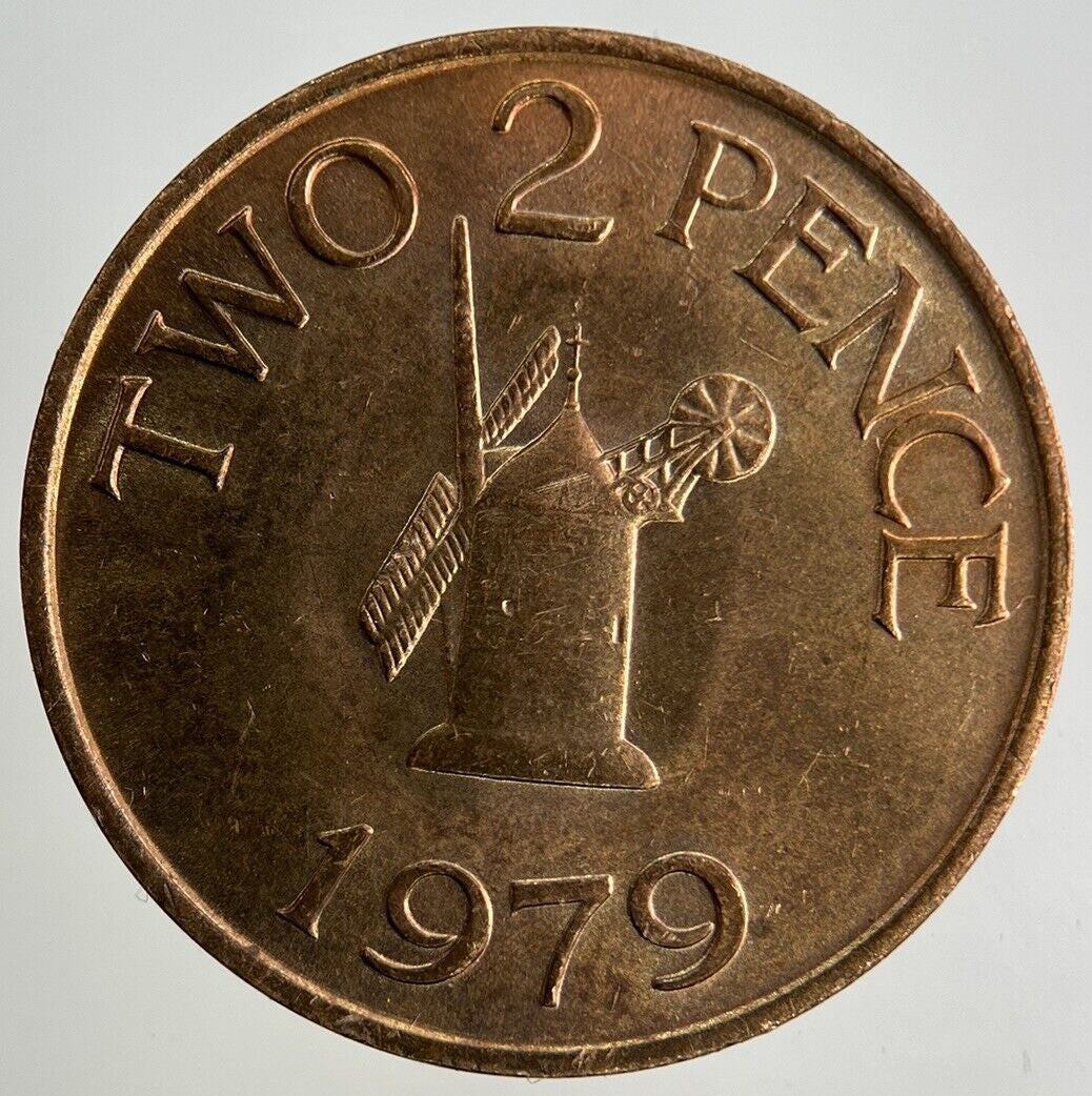 1979 Guernsey 2p Two-Pence Coin | Fine Collectable Grade