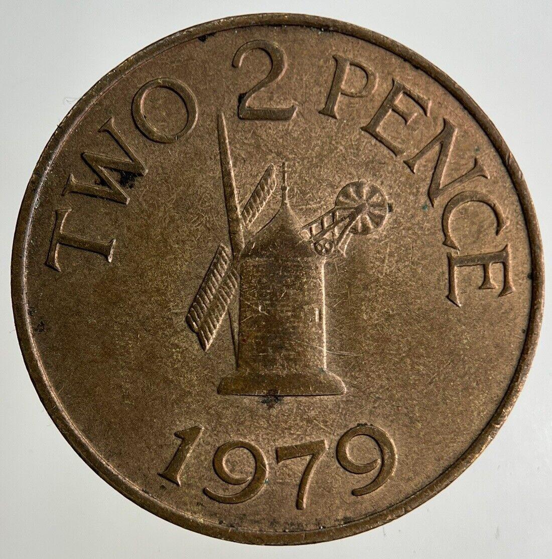 1979 Guernsey 2p Two-Pence Coin | Fine Collectable Grade