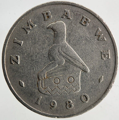 1980 Africa Zimbabwe 10 Cents Coin | Fine Collectable Grade