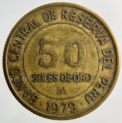 1979 Peru 50 Soles Coin | Fine Collectable Grade