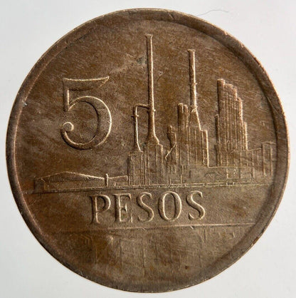 1980 Colombia 5 Pesos Coin | Fine Collectable Grade