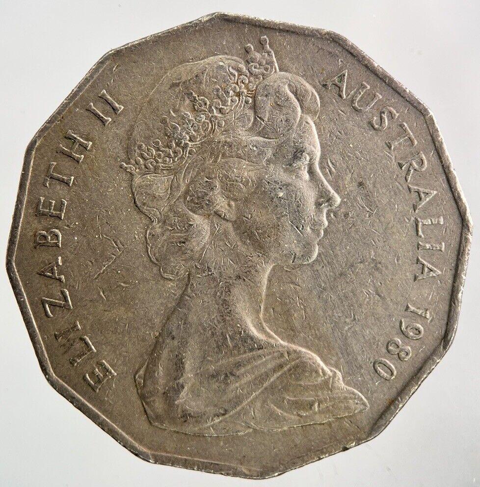 1980 Australia 50 Cents Coin | Fine Collectable Grade