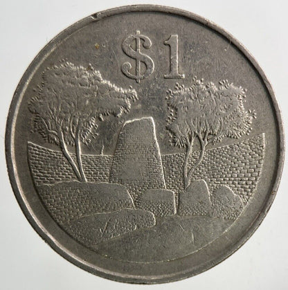 1980 Africa Zimbabwe One Dollar Coin | Fine Collectable Grade