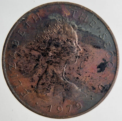 1979 Isle Of Man 1p One 1 Pence Coin | Fine Collectable Grade