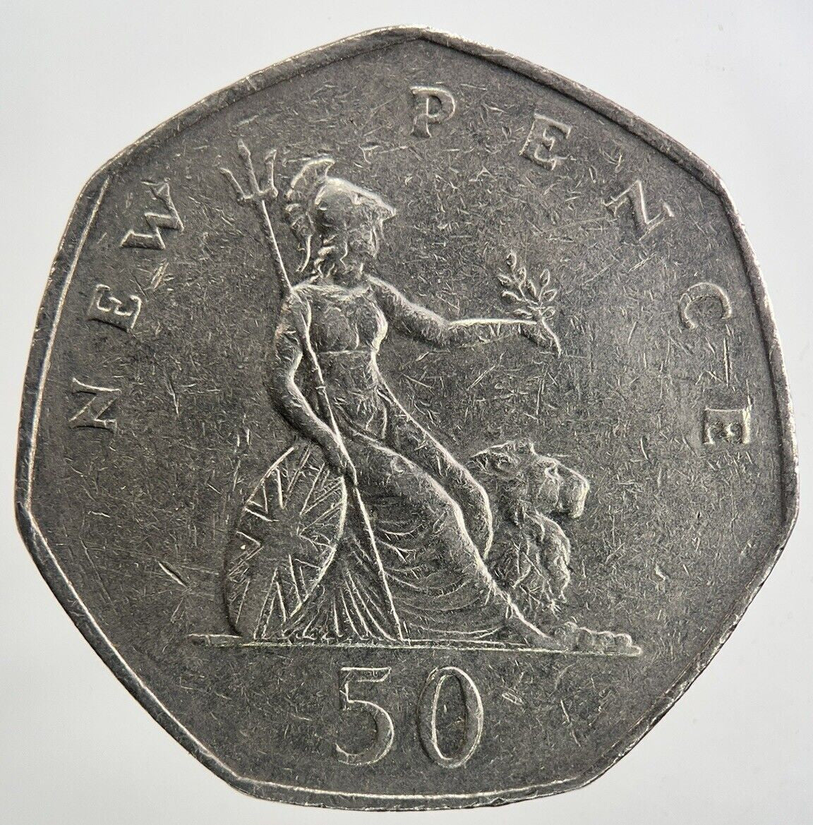 1980 Elizabeth II 2nd 50p 50 Fifty-Pence Coin | Fine Collectable Grade
