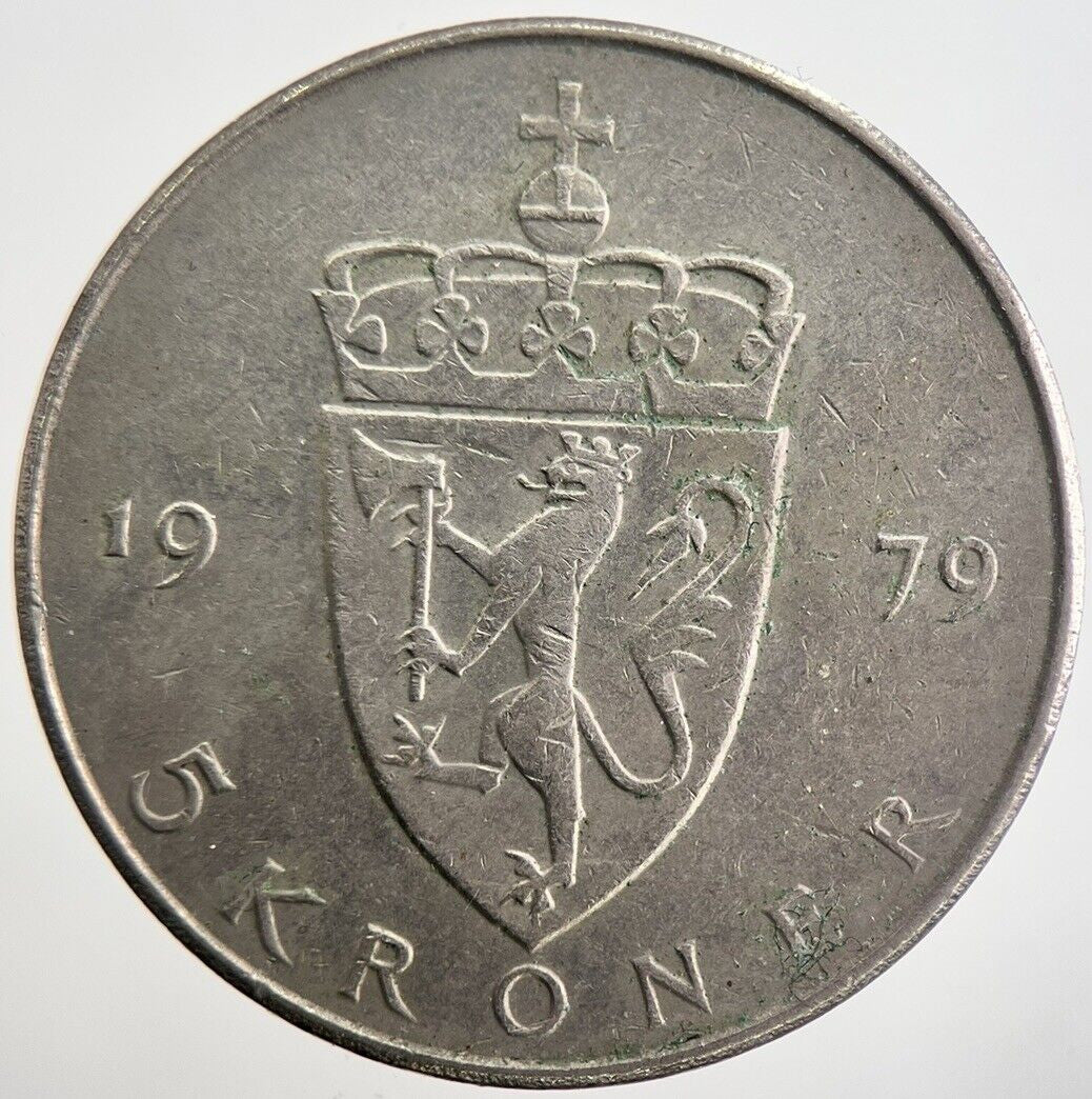 1979 Norway 5 Kroner Coin | Collectable Grade | a7011