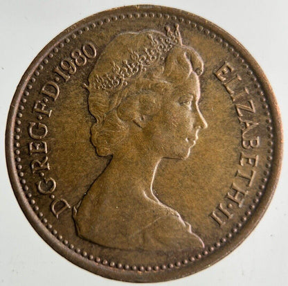 1980 Elizabeth II 2nd New Half-Penny Coin | Very High Grade