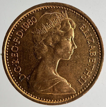 1980 Elizabeth II 2nd New Half-Penny Coin | Very Fine Grade