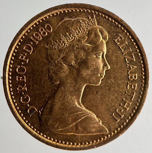 1980 Elizabeth II 2nd New Half-Penny Coin | Very Fine Grade