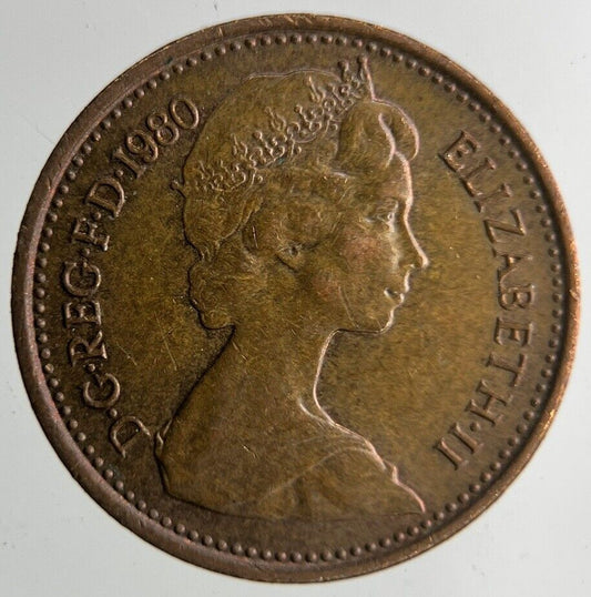 1980 Elizabeth II 2nd New Half-Penny Coin | Very High Grade