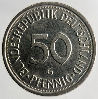 1980 Germany 50 Pfennig Coin | Fine Collectable Grade