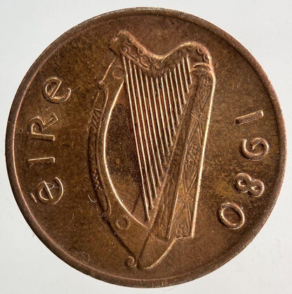 1980 Irish 1p One Penny Coin | Very High Grade