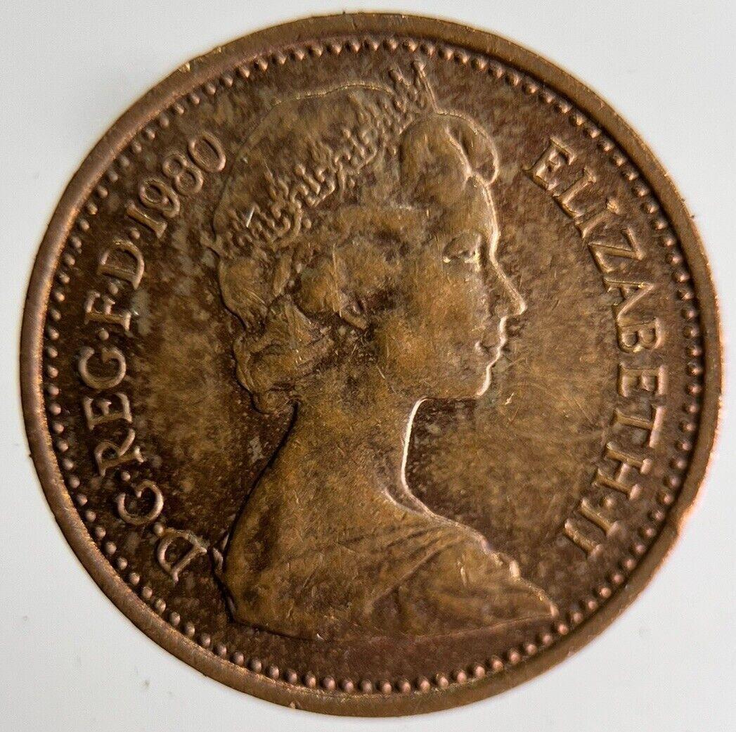 1980 Elizabeth II 2nd New Half 1/2 Penny Coin | Very High Grade