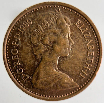 1980 Elizabeth II 2nd New Half 1/2 Penny Coin | Very High Grade