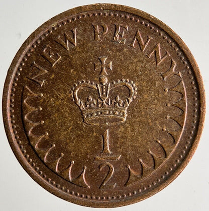 1980 Elizabeth II New 1/2 Half-Penny Coin | Very High Grade