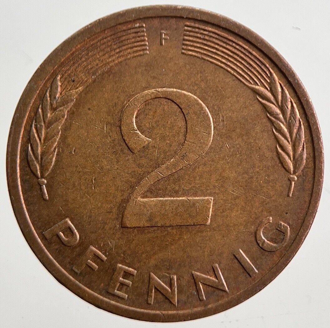 1980 Germany 2 Pfennig Coin | Very High Grade | a4948
