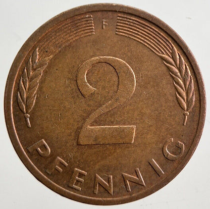1980 Germany 2 Pfennig Coin | Very High Grade | a4948