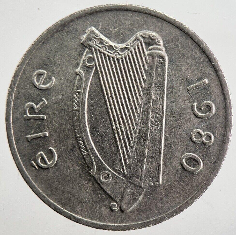 1980 Irish Bull 5p 5 Five-Pence Coin | Very High Grade | a7047