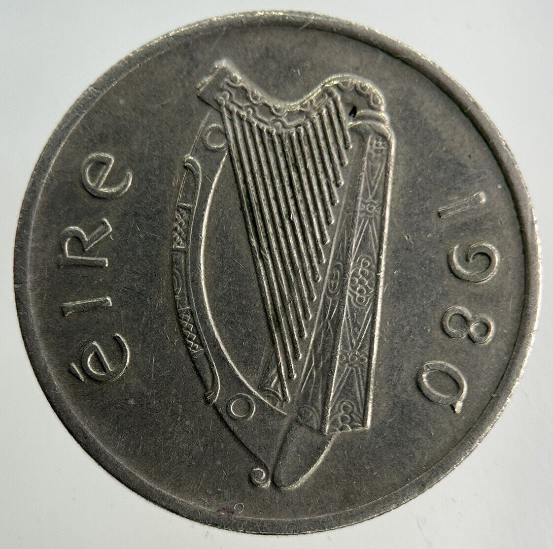 1980 Irish 5p Five-Pence Coin | Fine Collectable Grade