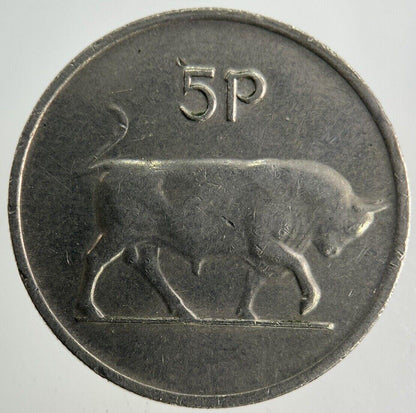 1980 Irish 5p Five-Pence Coin | Fine Collectable Grade