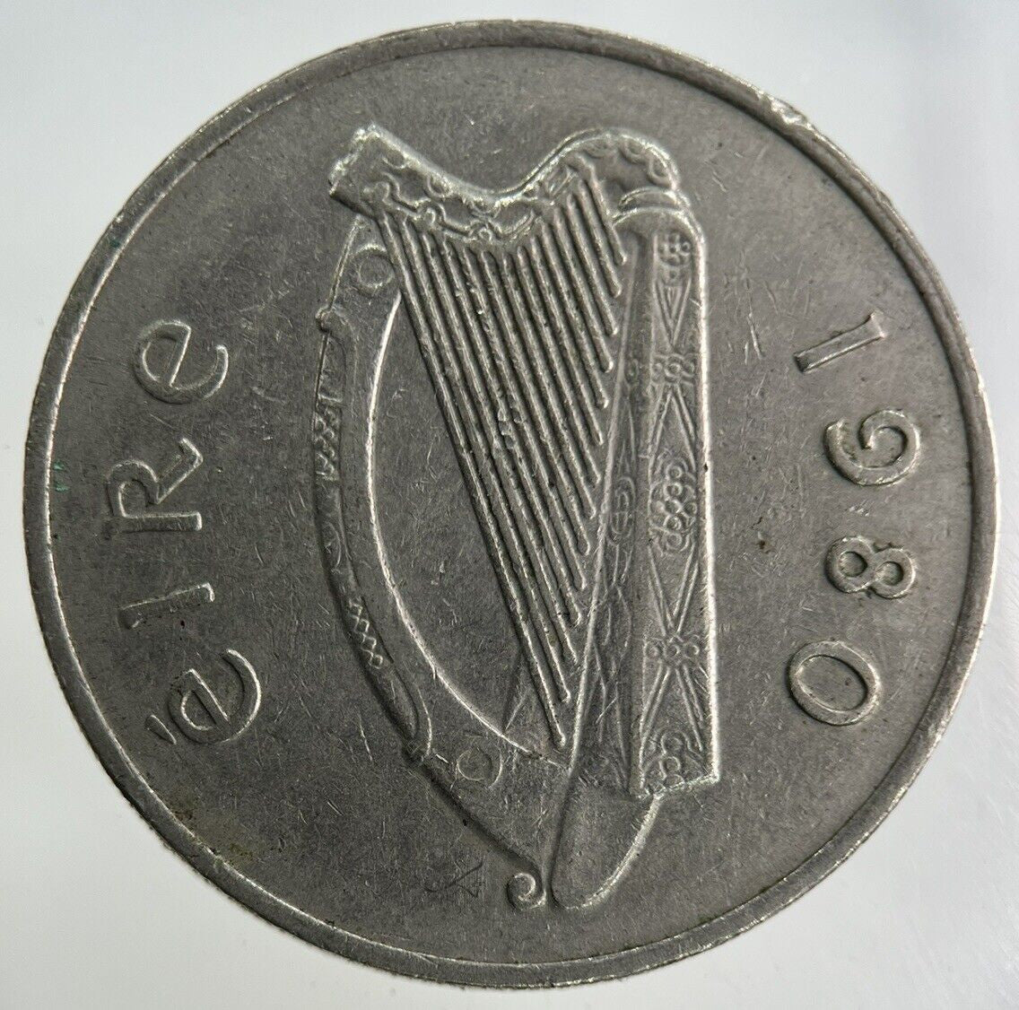 1980 Irish 10p Ten-Pence Coin | Fine Collectable Grade