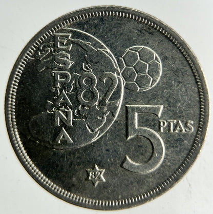 1980 Spain 5 Pesetas Coin | Fine Collectable Grade