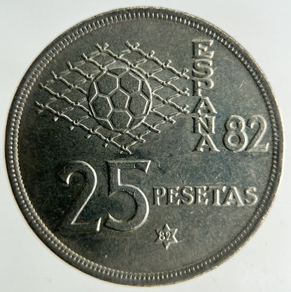 1980 Spain 25 Pesetas Coin | Fine Collectable Grade