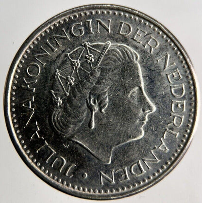 1980 Netherlands 1 Gulden Coin | Fine Collectable Grade