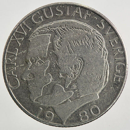 1980 Sweden 1 Krona Coin | Very High Grade