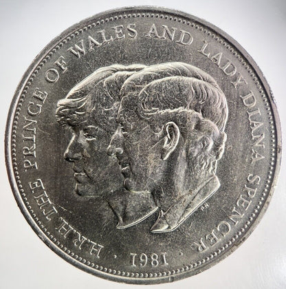 1981 Charles And Diana Crown Coin | Fine Collectable Grade | a1899