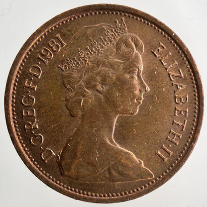 1981 Elizabeth II 2nd 2p Two-Pence Coin | Fine Collectable Grade