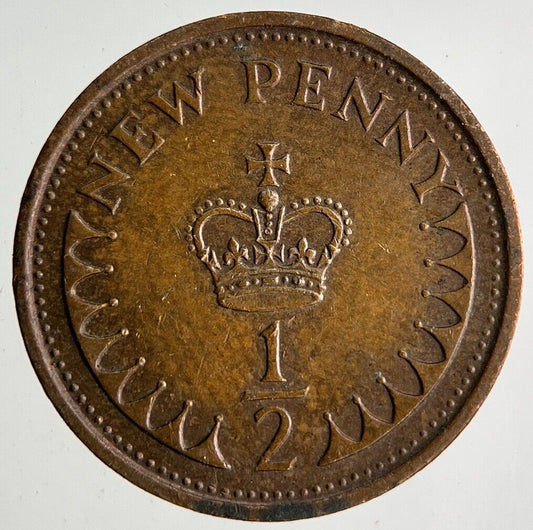 1981 Elizabeth II 2nd New Half-Penny Coin | Very High Grade