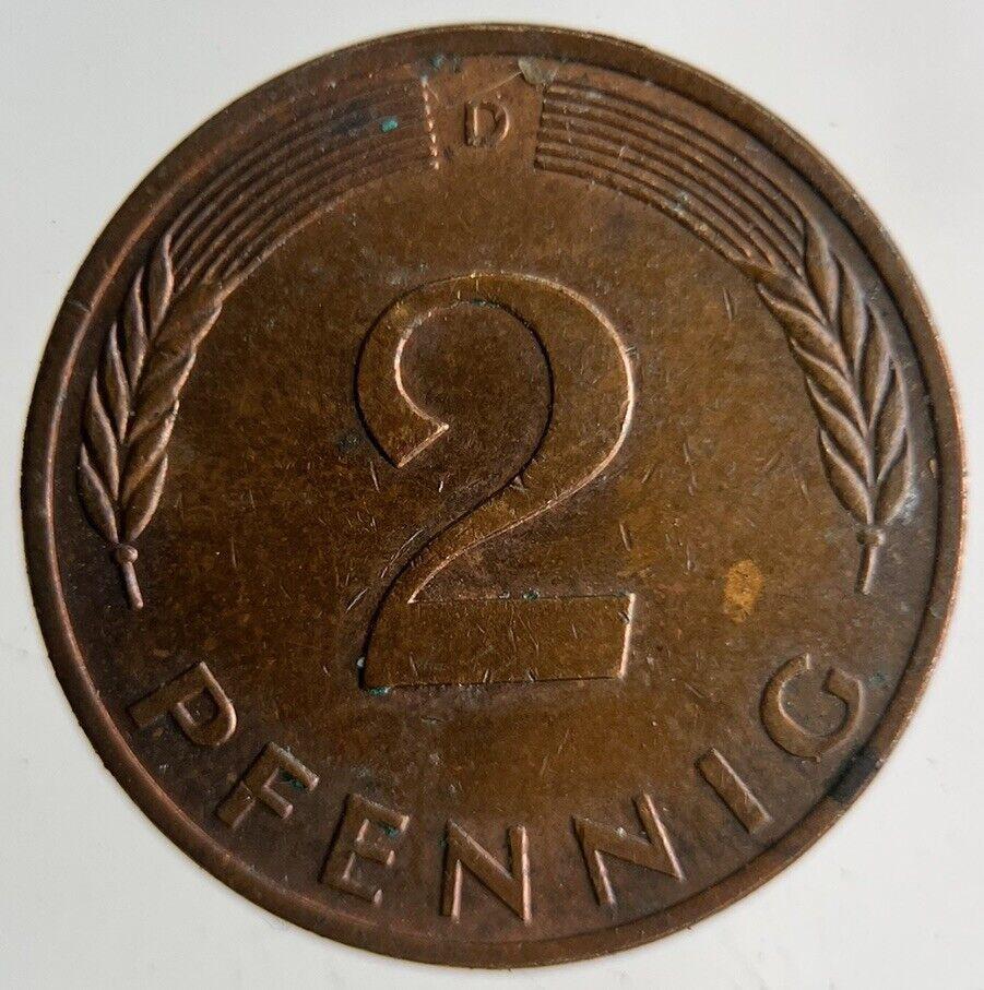 1982 Germany 2 Pfennig Coin | Fine Collectable Grade