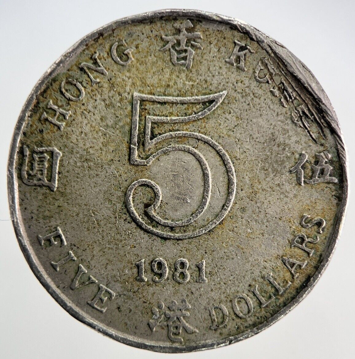 1981 Hong Kong 5 Dollars Coin | Fine Collectable Grade