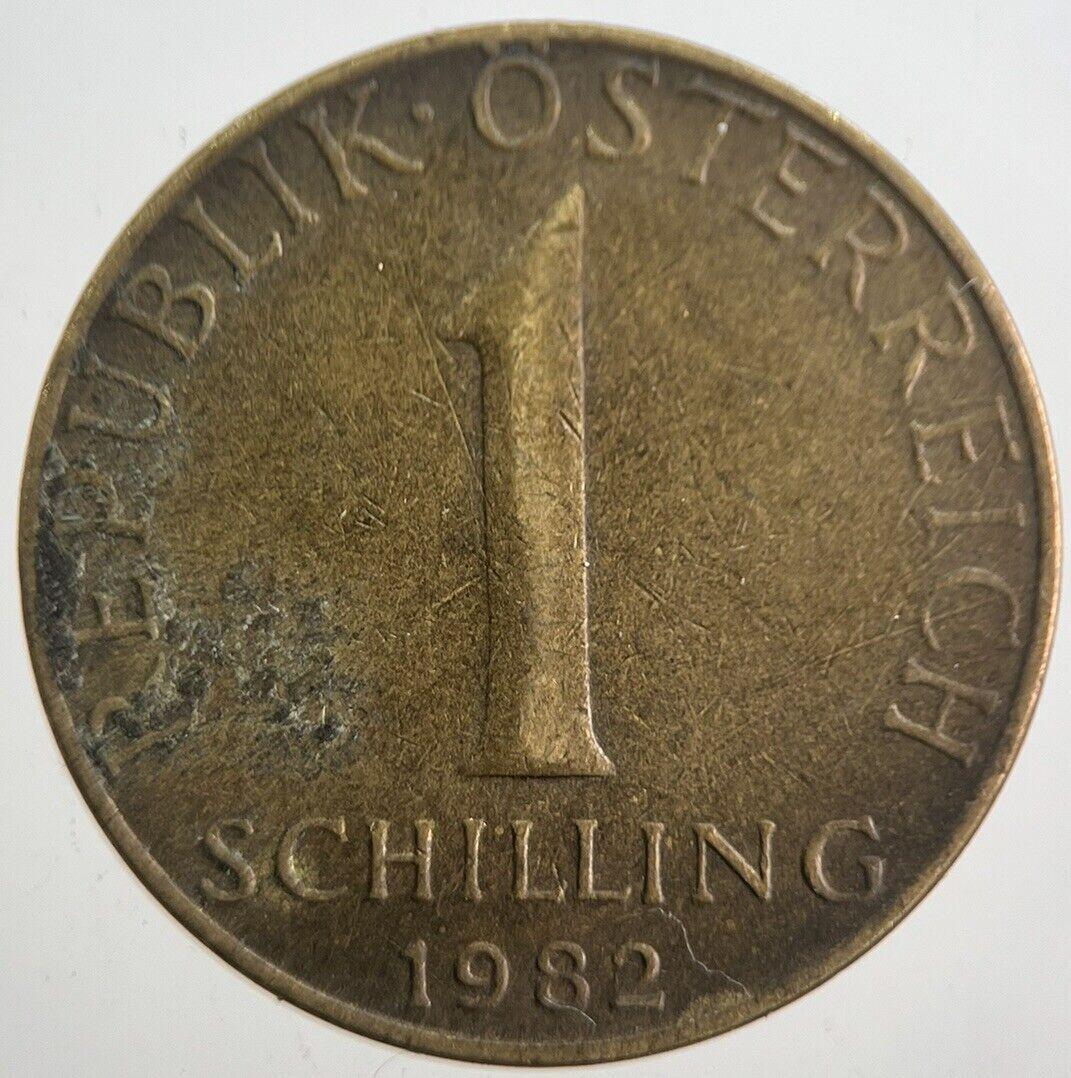 1982 Austria 1 One Shilling Schilling Coin | Collectable Grade | a7622