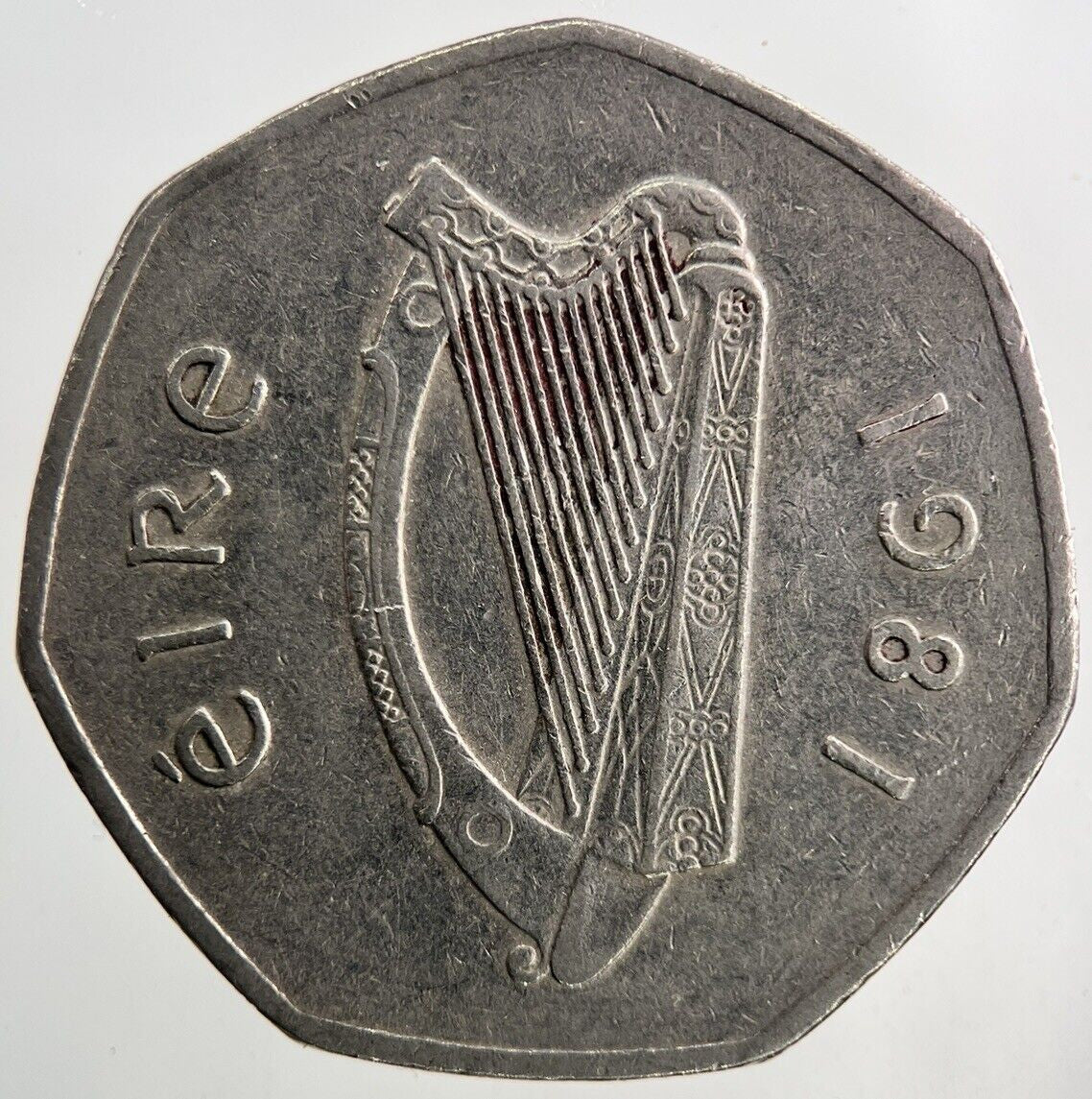 1981 Irish 50p Fifty-Pence Coin | Fine Collectable Grade