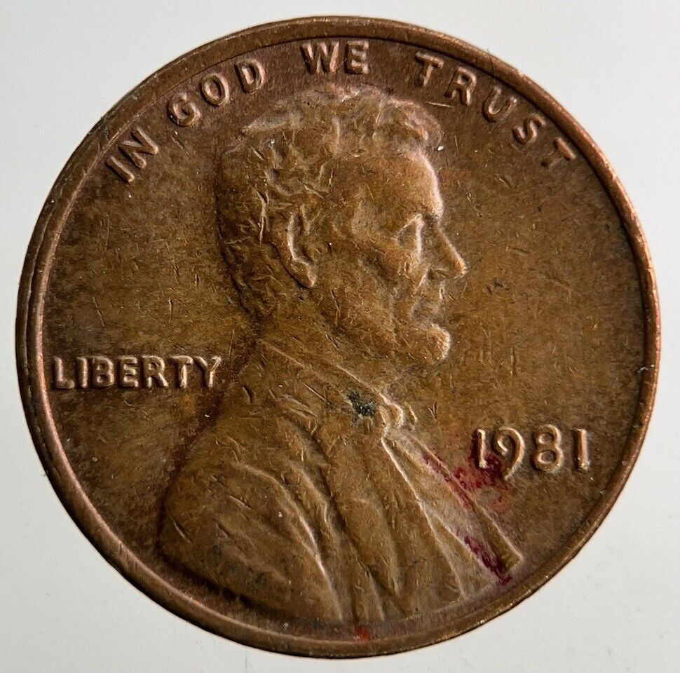 1981 US USA Lincoln One Cent Coin | Very High Grade