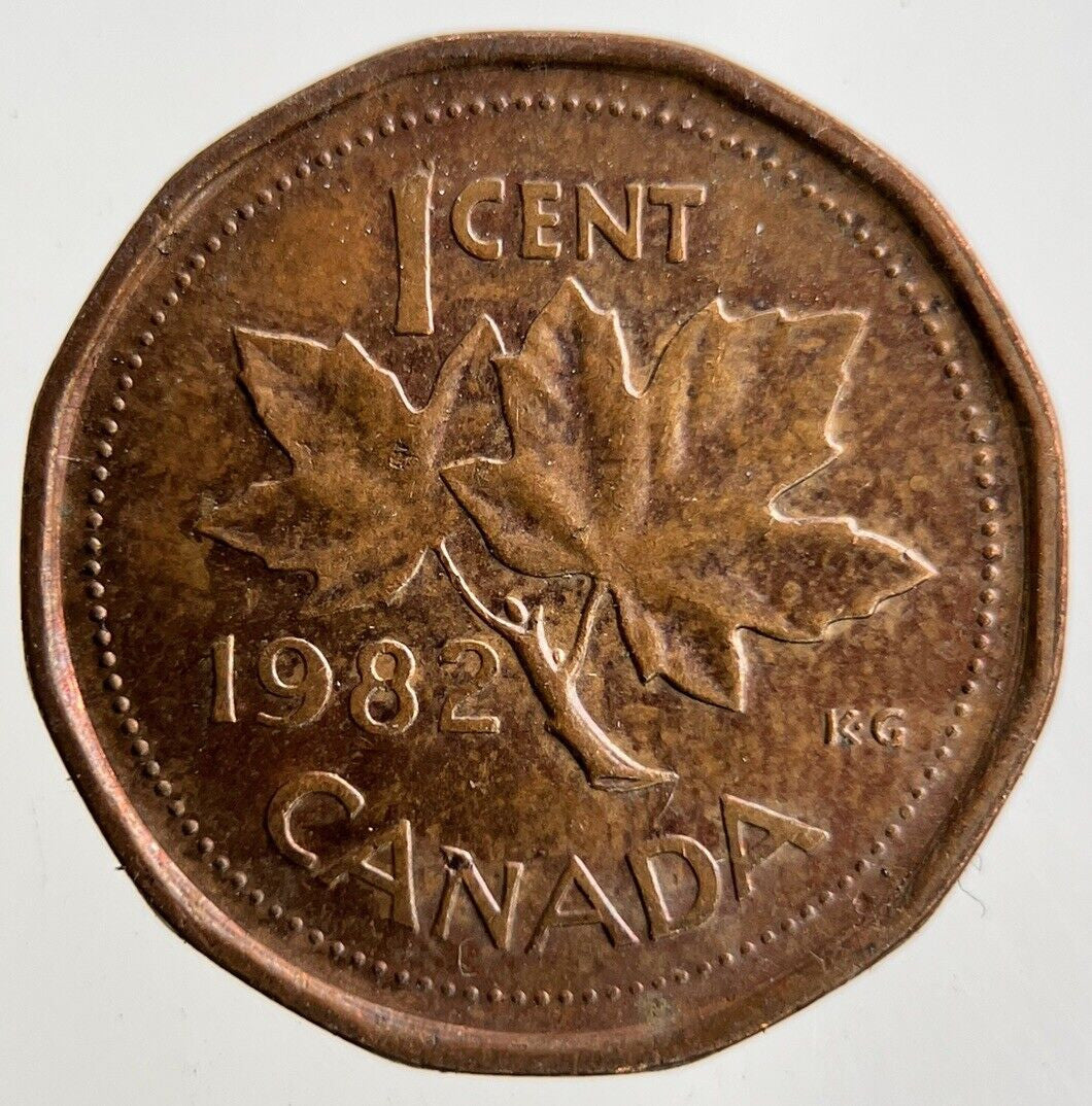 1982 Canada 1 Cent Coin | Fine Collectable Grade
