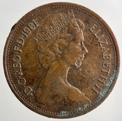 1981 Elizabeth II 2nd 2p Two-Pence Coin | Fine Collectable Grade