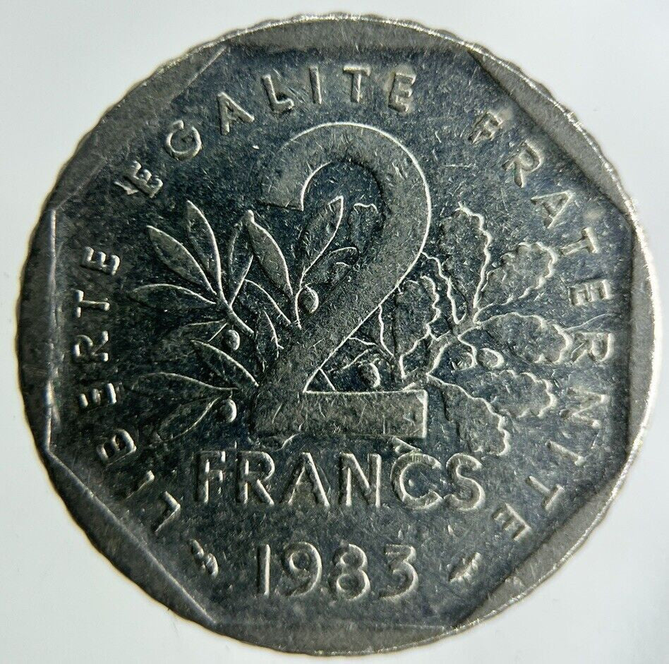 1983 France 2 Francs Coin | Fine Collectable Grade