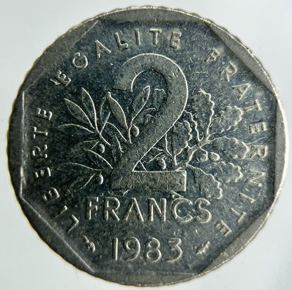 1983 France 2 Francs Coin | Fine Collectable Grade