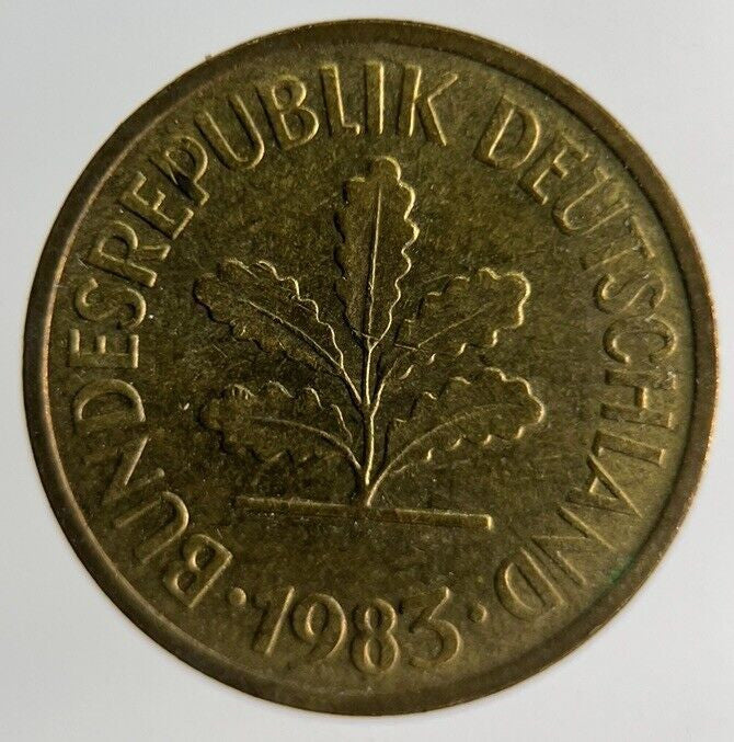 1983 Germany 5 Pfennig Coin | Fine Collectable Grade
