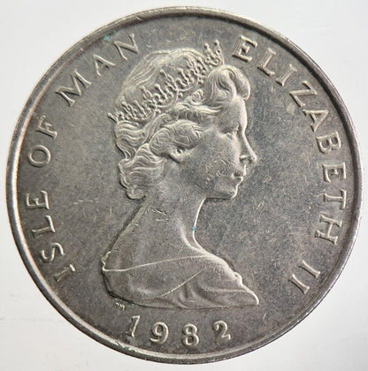 1982 Isle of Man 10p Coin | Very High Grade | a4798