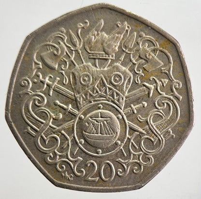 1982 Isle of Man 20p Coin | Fine Collectable Grade | a4789