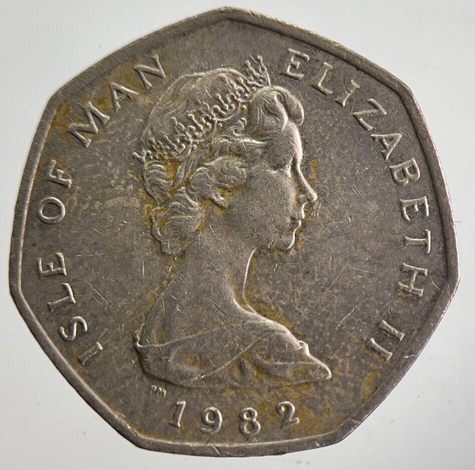 1982 Isle of Man 20p Coin | Fine Collectable Grade | a4789
