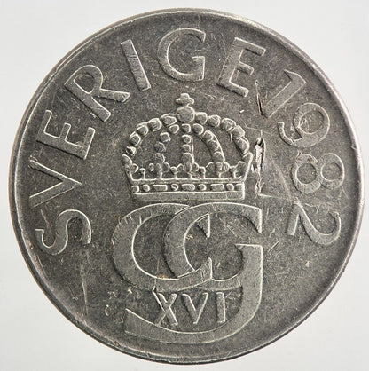 1982 Sweden 5 Kronor Coin | Very High Grade