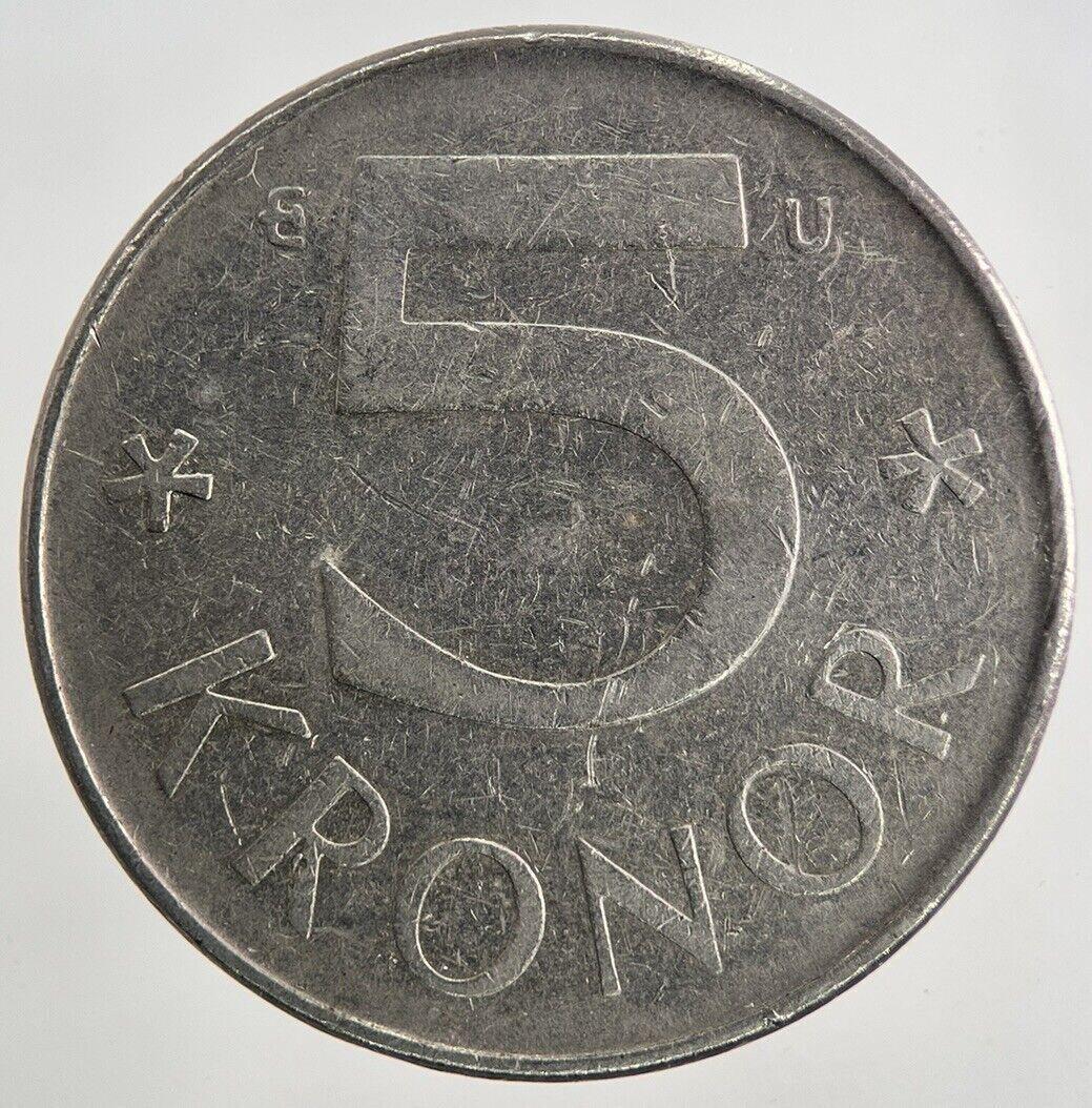 1982 Sweden 5 Kronor Coin | Very High Grade