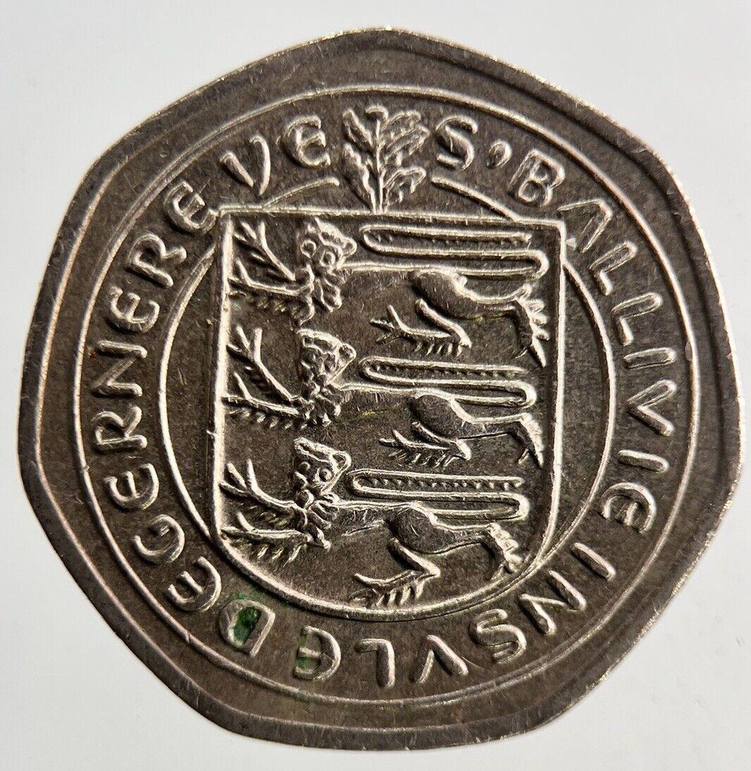 1983 Guernsey 20p Twenty-Pence Coin | Fine Collectable Grade